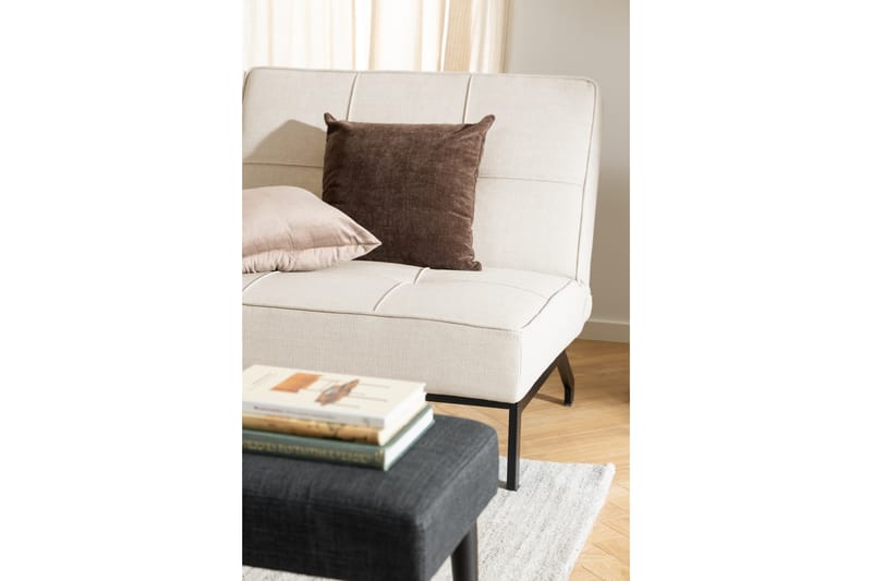 2-seters Sovesofa Vanco - Beige - Møbler - Sofaer - Sovesofaer - 2 seters sovesofa