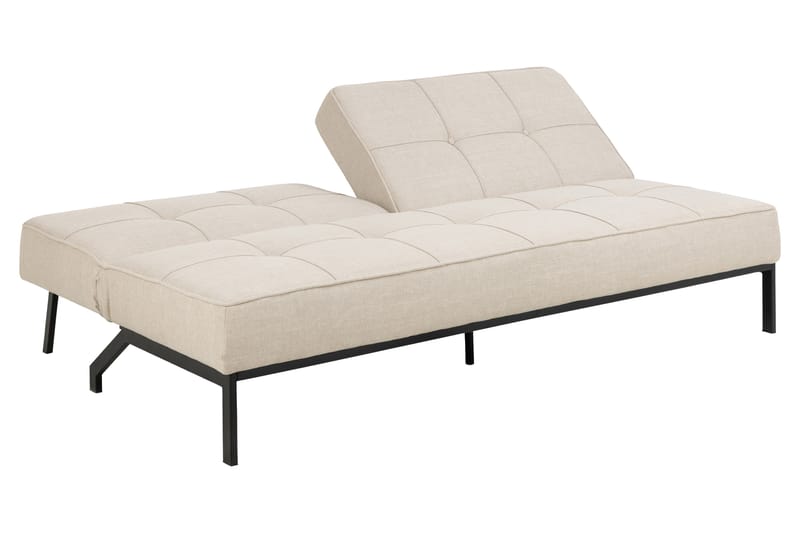 2-seters Sovesofa Vanco - Beige - Møbler - Sofaer - Sovesofaer - 2 seters sovesofa