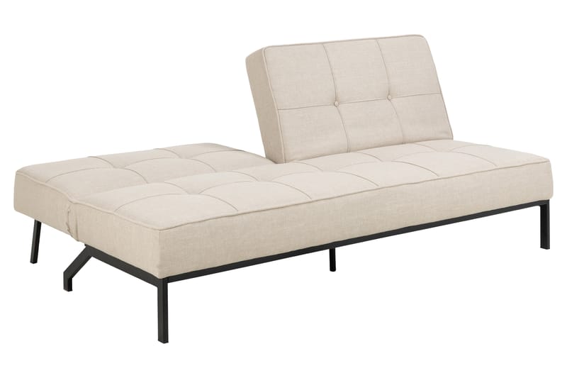 2-seters Sovesofa Vanco - Beige - Møbler - Sofaer - Sovesofaer - 2 seters sovesofa