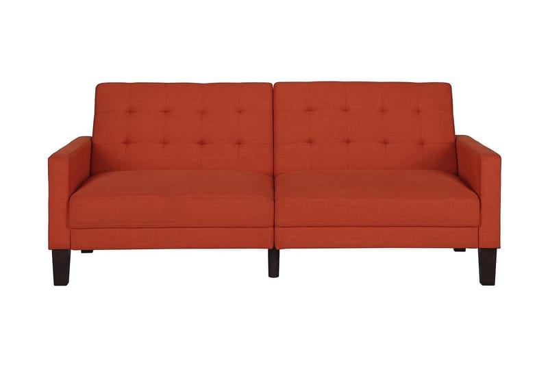 2-seters Sovesofa Porter Oransje - Dorel Home - Møbler - Sofaer - Sovesofaer - 2 seters sovesofa