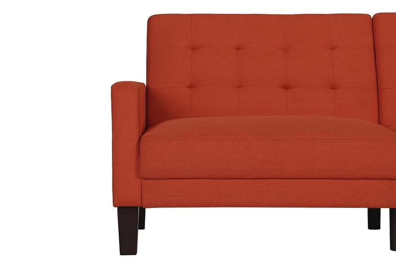 2-seters Sovesofa Porter Oransje - Dorel Home - Møbler - Sofaer - Sovesofaer - 2 seters sovesofa