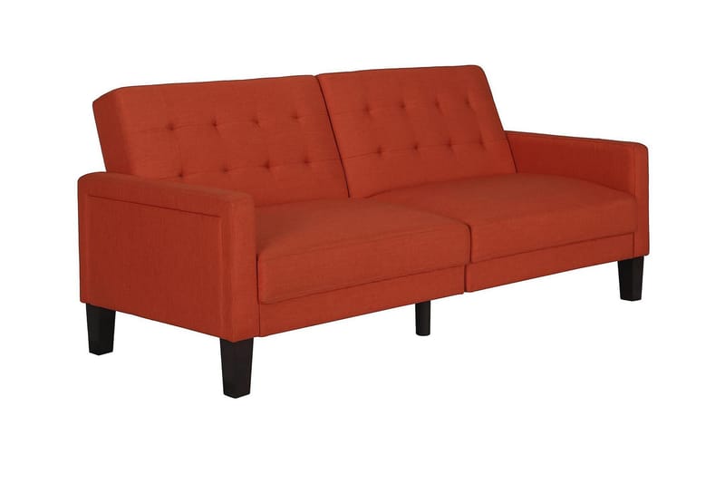 2-seters Sovesofa Porter Oransje - Dorel Home - Møbler - Sofaer - Sovesofaer - 2 seters sovesofa