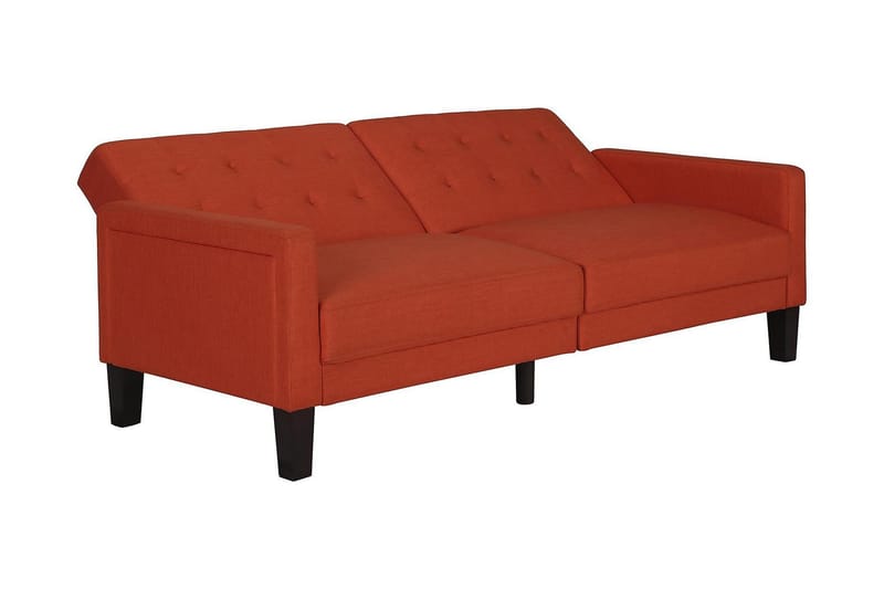 2-seters Sovesofa Porter Oransje - Dorel Home - Møbler - Sofaer - Sovesofaer - 2 seters sovesofa