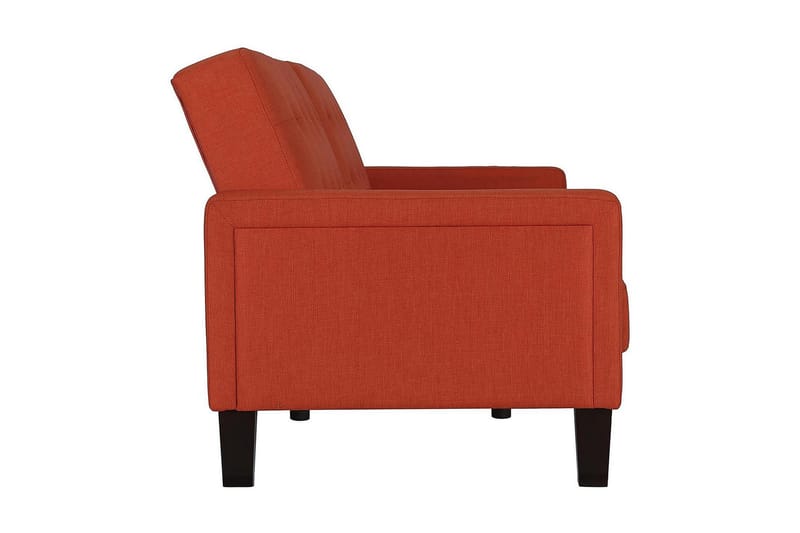 2-seters Sovesofa Porter Oransje - Dorel Home - Møbler - Sofaer - Sovesofaer - 2 seters sovesofa