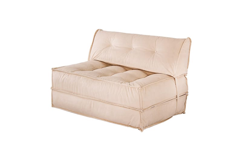 2-seters Sovesofa Avy - Beige - Møbler - Sofaer - Sovesofaer - 2 seters sovesofa