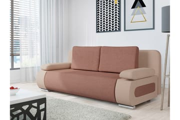 Sovesofa Ahlama - Rosa - Møbler - Sofaer - Sovesofaer - 2 seters sovesofa