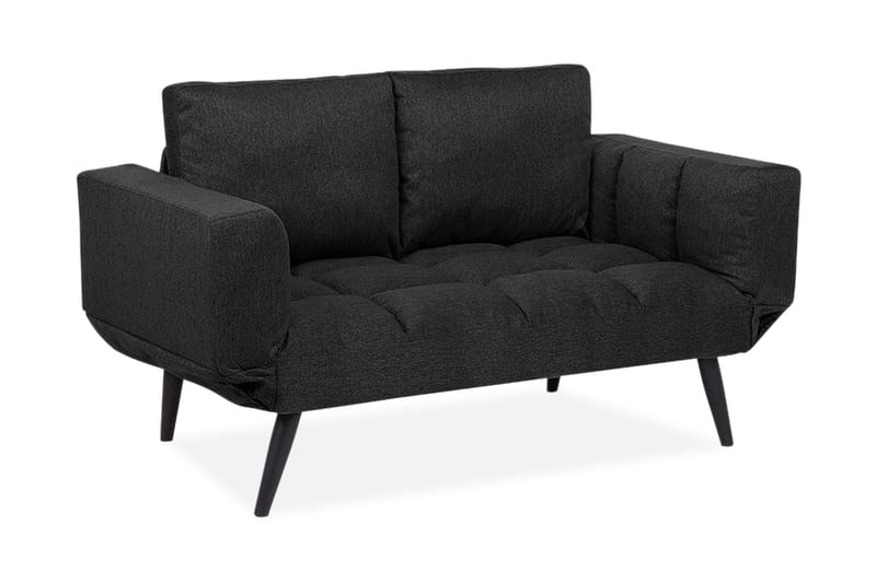 Sovesofa Brekke 150 cm - Svart - Møbler - Sofaer - Sovesofaer - 2 seters sovesofa