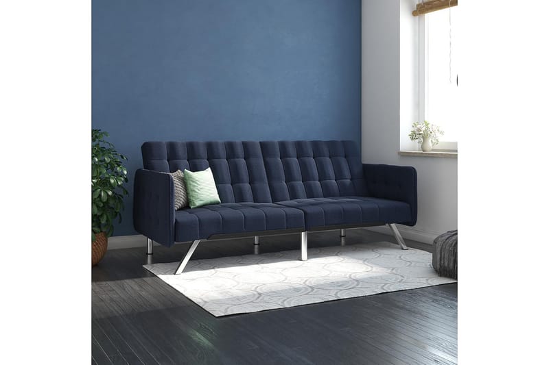 Sovesofa Emily Marineblå - Dorel Home - Møbler - Sofaer - Sovesofaer - 2 seters sovesofa