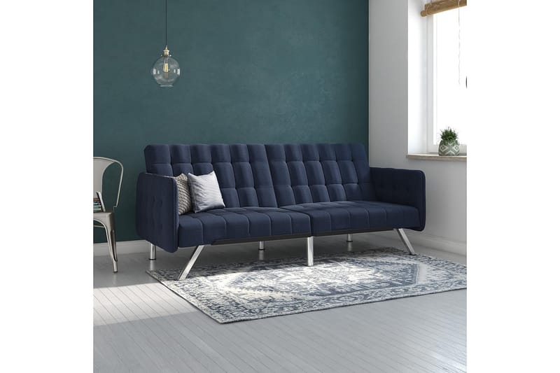 Sovesofa Emily Marineblå - Dorel Home - Møbler - Sofaer - Sovesofaer - 2 seters sovesofa