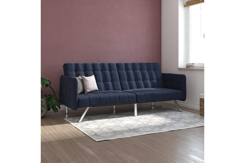 Sovesofa Emily Marineblå - Dorel Home - Møbler - Sofaer - Sovesofaer - 2 seters sovesofa