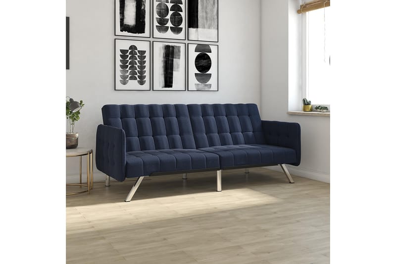 Sovesofa Emily Marineblå - Dorel Home - Møbler - Sofaer - Sovesofaer - 2 seters sovesofa