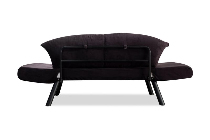 Sovesofa Eugi 2-seter - Svart - Møbler - Sofaer - Sovesofaer - 2 seters sovesofa