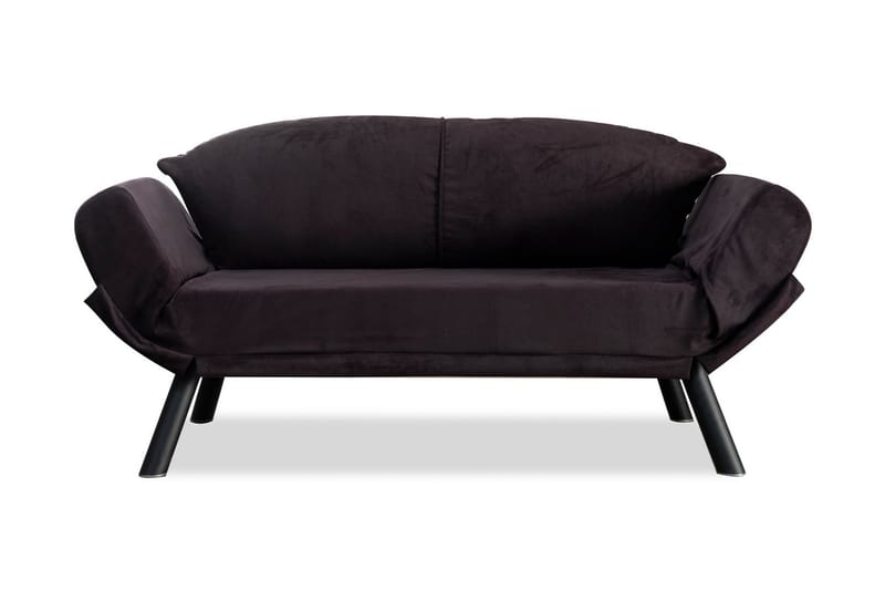 Sovesofa Eugi 2-seter - Svart - Møbler - Sofaer - Sovesofaer - 2 seters sovesofa