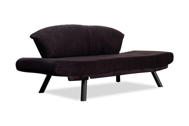 Sovesofa Eugi 2-seter - Svart - Møbler - Sofaer - Sovesofaer - 2 seters sovesofa