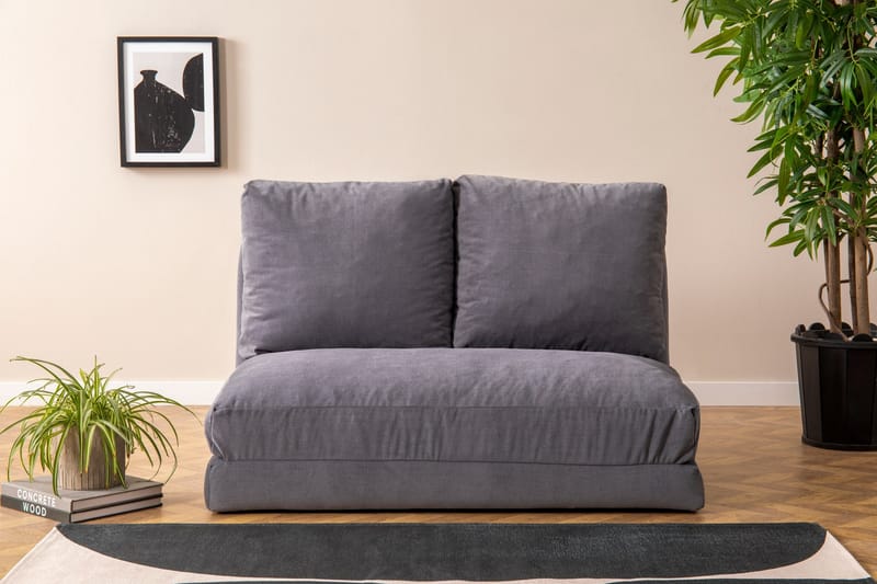 Sovesofa Florentine 2-seters 120x185 - Grå - Møbler - Sofaer - Sovesofaer - 2 seters sovesofa