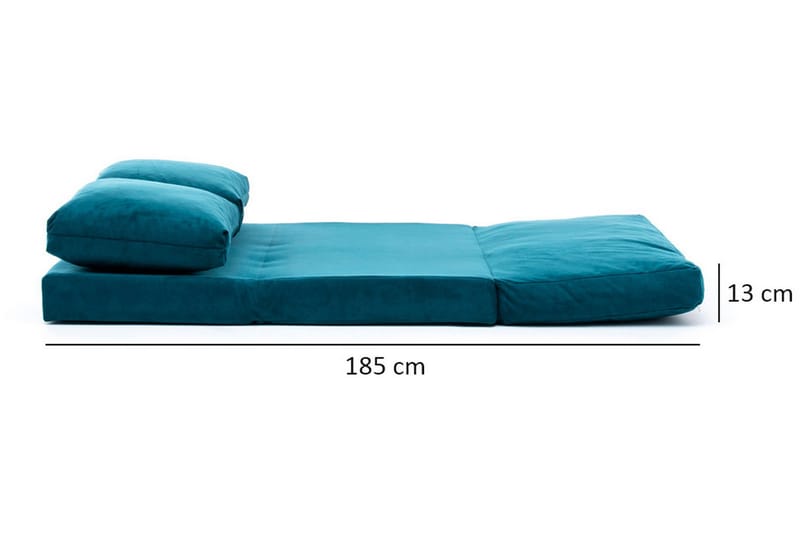 Sovesofa Florentine 2-seters 120x185 - Grønn - Møbler - Sofaer - Sovesofaer - 2 seters sovesofa