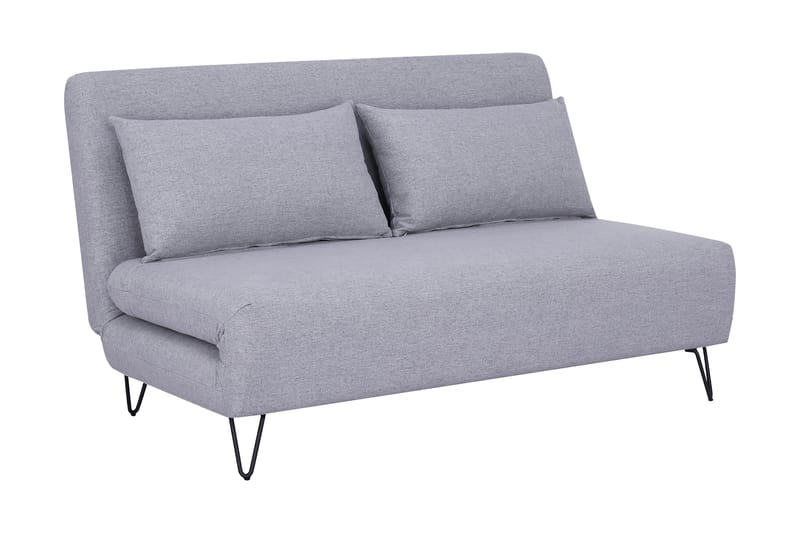 Sovesofa Koila - Grå/Svart - Møbler - Sofaer - Sovesofaer - 2 seters sovesofa