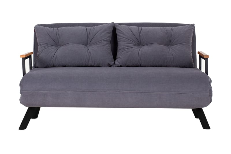 Sovesofa Riceville 2-seters 120x185 - Grå - Møbler - Sofaer - Sovesofaer - 2 seters sovesofa