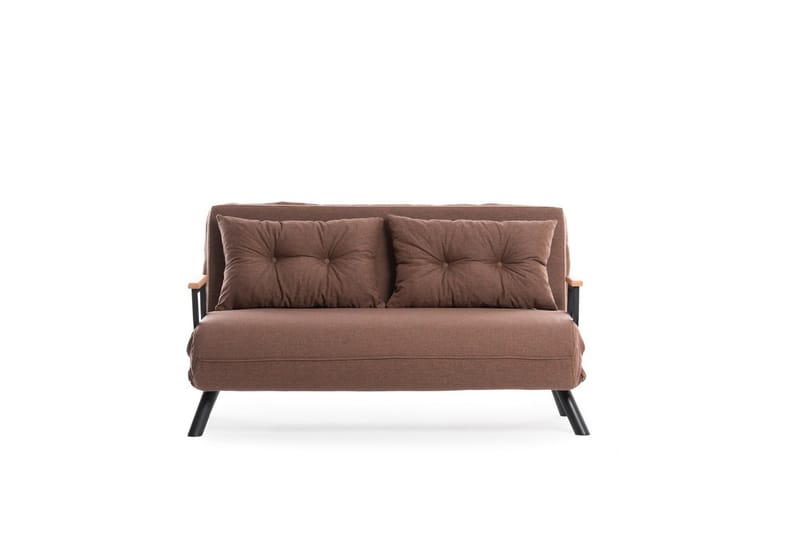 Sovesofa Riceville - Lyse brun - Møbler - Sofaer - Sovesofaer - 2 seters sovesofa