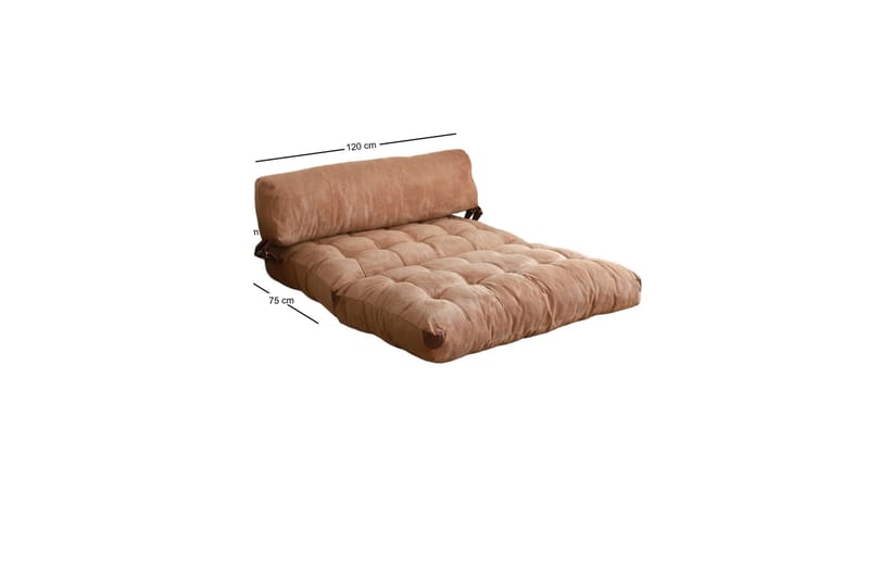 Teddy Sovesofa Fold - Camel - Møbler - Sofaer - Sovesofaer - 2 seters sovesofa