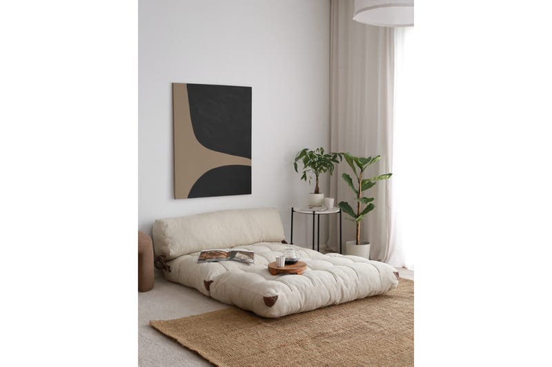 Teddy Sovesofa Fold - Cream - Møbler - Sofaer - Sovesofaer - 2 seters sovesofa