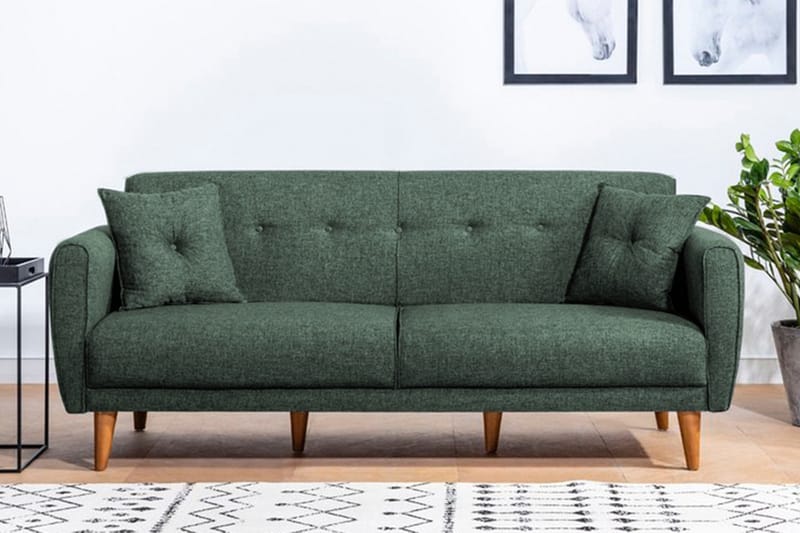 3-seter Gilliom Sovesofa - Grønn - Møbler - Sofaer - Sovesofaer - 3 seters sovesofa