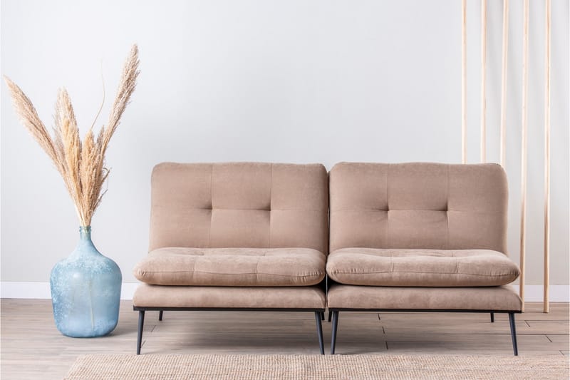 3-seter Sovesofa Aitze - Brun - Møbler - Sofaer - Sovesofaer - 3 seters sovesofa