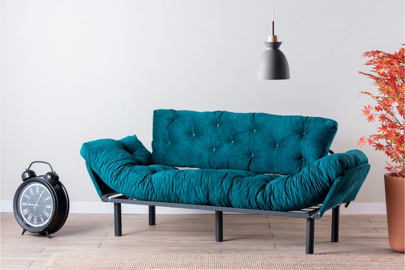 3-seter Sovesofa Aitze - Grønn - Møbler - Sofaer - Sovesofaer - 3 seters sovesofa