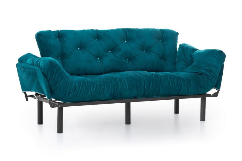 3-seter Sovesofa Aitze - Grønn - Møbler - Sofaer - Sovesofaer - 3 seters sovesofa