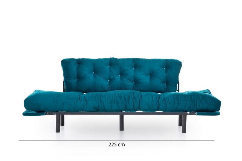 3-seter Sovesofa Aitze - Grønn - Møbler - Sofaer - Sovesofaer - 3 seters sovesofa