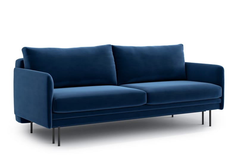 3-seter Sovesofa Calidora - Blå - Møbler - Sofaer - Sovesofaer - 3 seters sovesofa