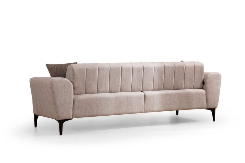 3-seter Sovesofa Hamlets - Beige - Møbler - Sofaer - Sovesofaer - 3 seters sovesofa