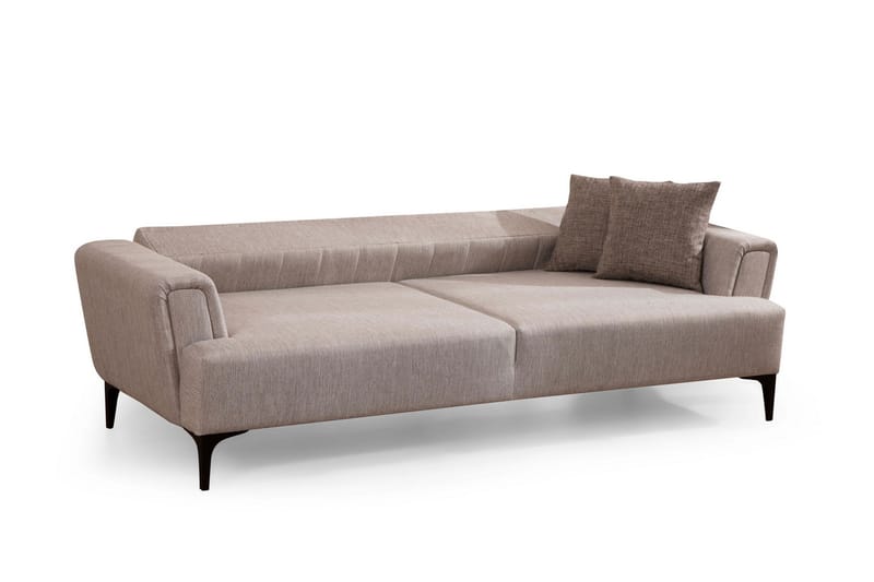 3-seter Sovesofa Hamlets - Beige - Møbler - Sofaer - Sovesofaer - 3 seters sovesofa