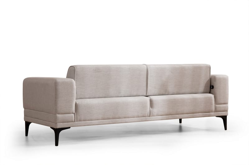 3-seter Sovesofa Naoko - Beige - Møbler - Sofaer - Sovesofaer - 3 seters sovesofa