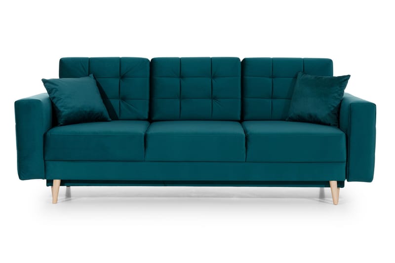 3-seter Sovesofa Remoni - Grønn - Møbler - Sofaer - Sovesofaer - 3 seters sovesofa