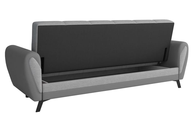 3-seters Sofa Rangrik - Svart - Møbler - Sofaer - Sovesofaer - 3 seters sovesofa