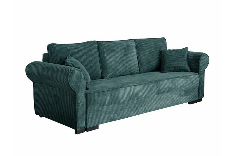 3-seters Sovesofa Denegal - Grøn - Møbler - Sofaer - Sovesofaer - 3 seters sovesofa