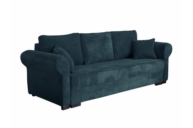 3-seters Sovesofa Denegal - Mørkeblå - Møbler - Sofaer - Sovesofaer - 3 seters sovesofa