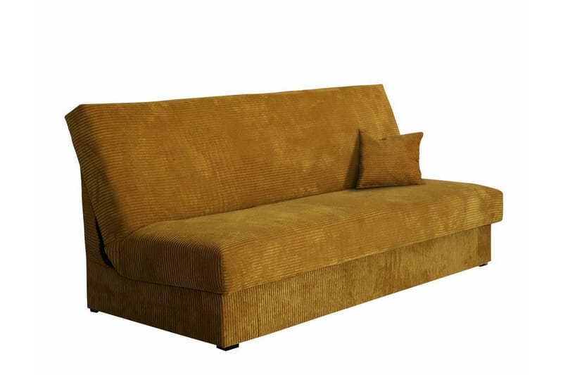 3-seters Sovesofa Denegal - Mørkegul - Møbler - Sofaer - Sovesofaer - 3 seters sovesofa