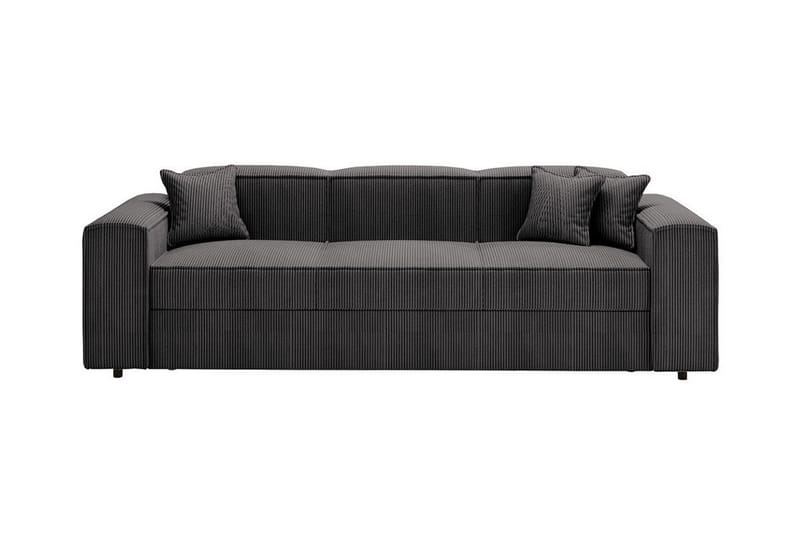 3-seters Sovesofa Knocklong - Mørkegrå - Møbler - Sofaer - Sovesofaer - 3 seters sovesofa