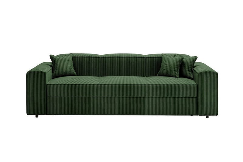 3-seters Sovesofa Knocklong - Mørkegrønn - Møbler - Sofaer - Sovesofaer - 3 seters sovesofa