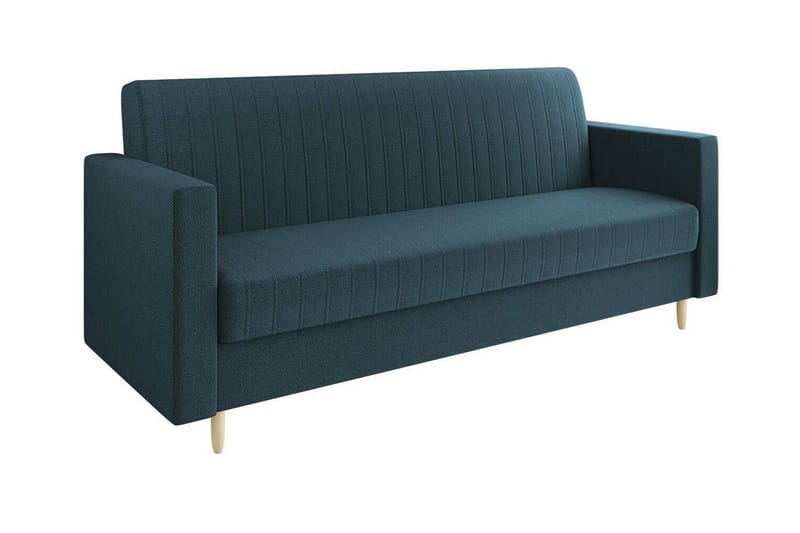 3-seters Sovesofa Midfeld - Mørkeblå - Møbler - Sofaer - Sovesofaer - 3 seters sovesofa