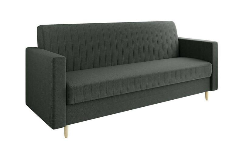 3-seters Sovesofa Midfeld - Mørkegrå - Møbler - Sofaer - Sovesofaer - 3 seters sovesofa