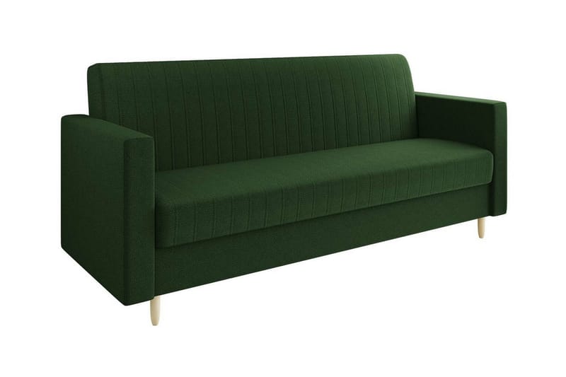 3-seters Sovesofa Midfeld - Mørkegrønn - Møbler - Sofaer - Sovesofaer - 3 seters sovesofa