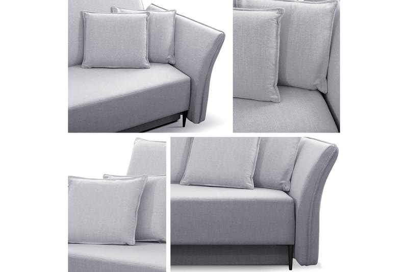 3-seters Sovesofa Staffin - Hvit - Møbler - Sofaer - Sovesofaer - 3 seters sovesofa