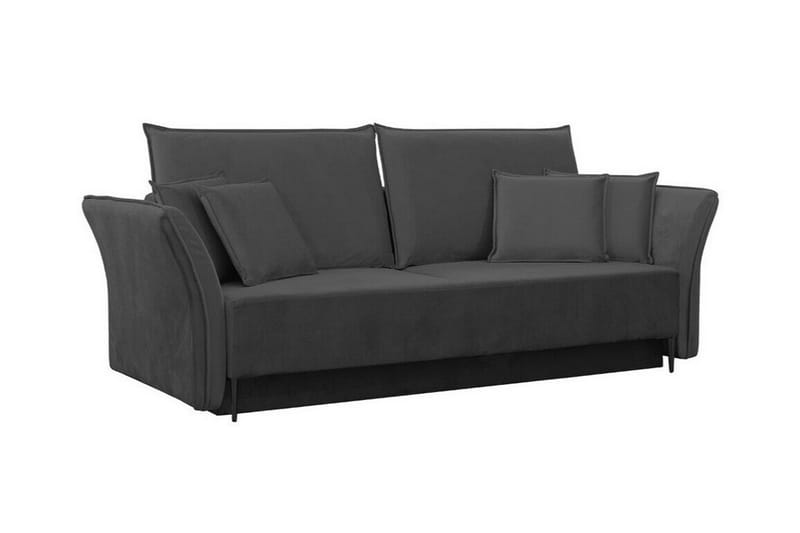 3-seters Sovesofa Staffin - Mørkegrå - Møbler - Sofaer - Sovesofaer - 3 seters sovesofa