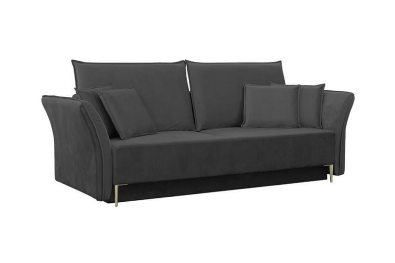 3-seters Sovesofa Staffin - Mørkegrå - Møbler - Sofaer - Sovesofaer - 3 seters sovesofa