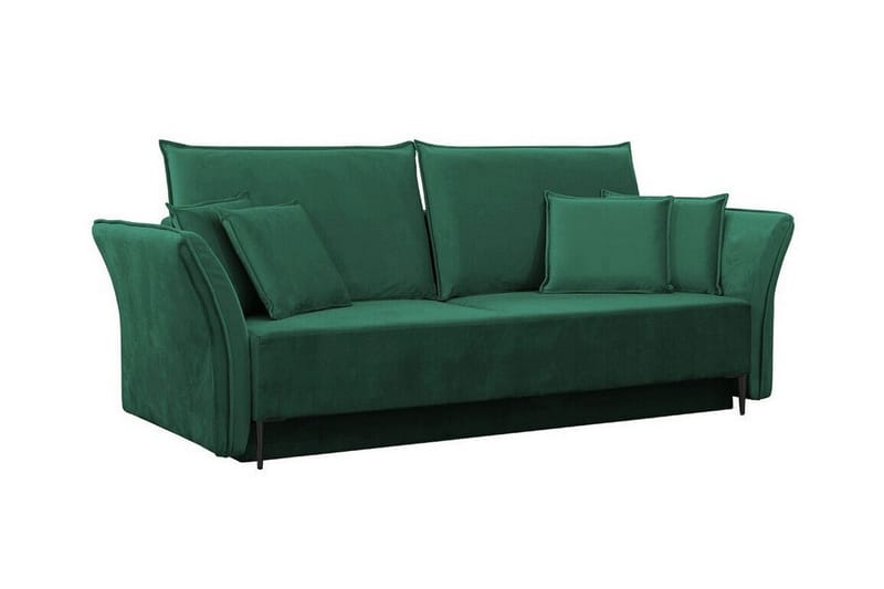 3-seters Sovesofa Staffin - Mørkegrønn - Møbler - Sofaer - Sovesofaer - 3 seters sovesofa