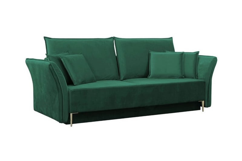 3-seters Sovesofa Staffin - Mørkegrønn - Møbler - Sofaer - Sovesofaer - 3 seters sovesofa