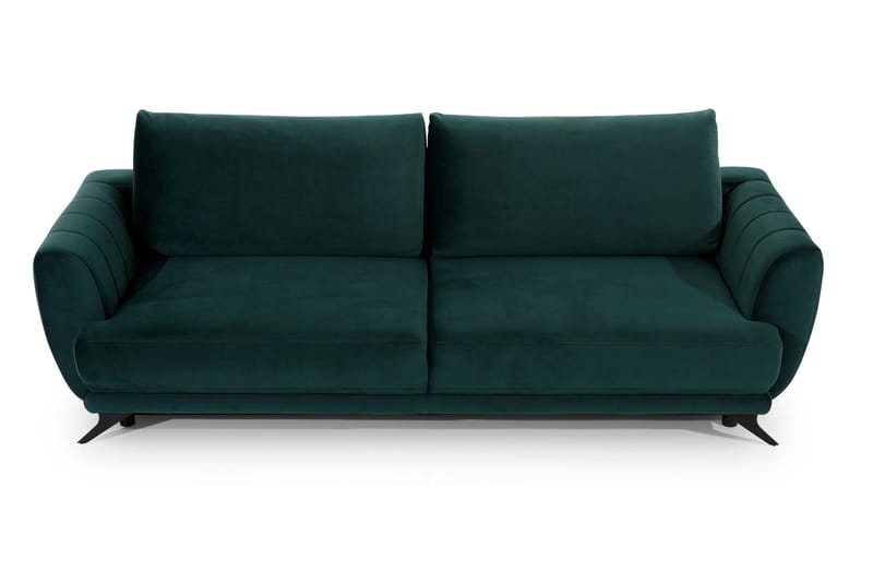 3-sits Sovesofa Megisti - Grønn - Møbler - Sofaer - Sovesofaer - 3 seters sovesofa